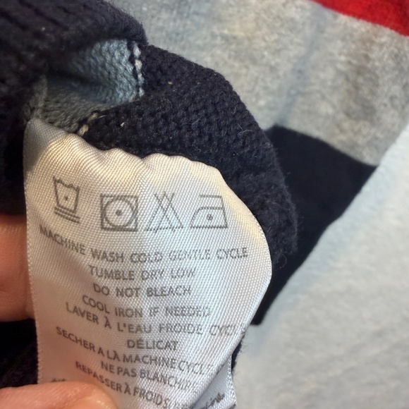 Billabong Sweater Mens Size XL Multicolor Striped Cotton Blend Preppy Rugby Crew - Picture 6 of 9